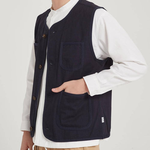 Boysnextdoor 深藍色復古工裝背心